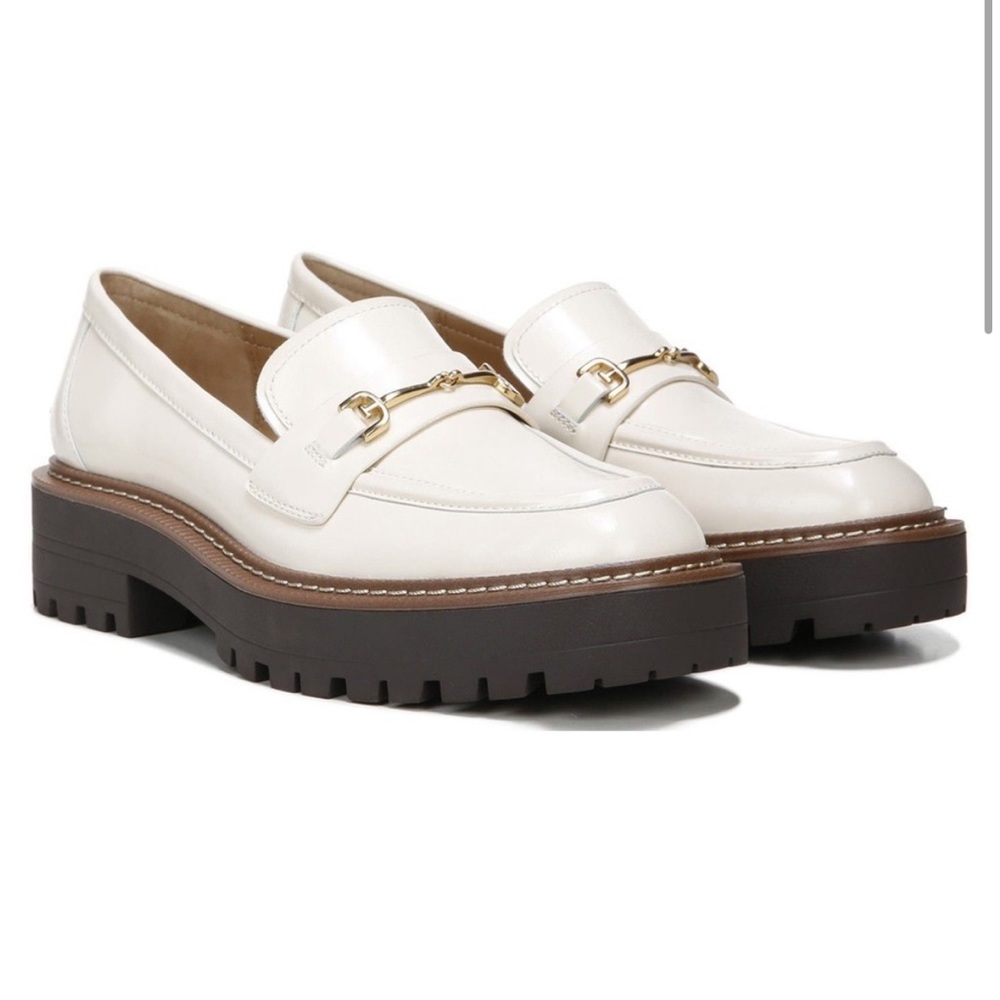 Sam Edelman Laurs Loafers (Ivory leather) size 7.5
